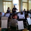 Repetitie met zangeres